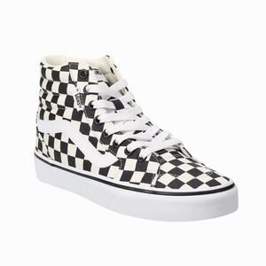 Vans Checkerboard Filmore Hi Black/Mars SK8 Hi Tops Women's Size 7